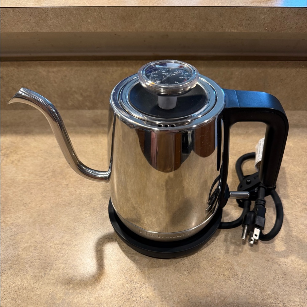 KitchenAid KEK1022SS Precision Gooseneck Electric Kettle 1L Stainless Steel - Picture 2 of 13